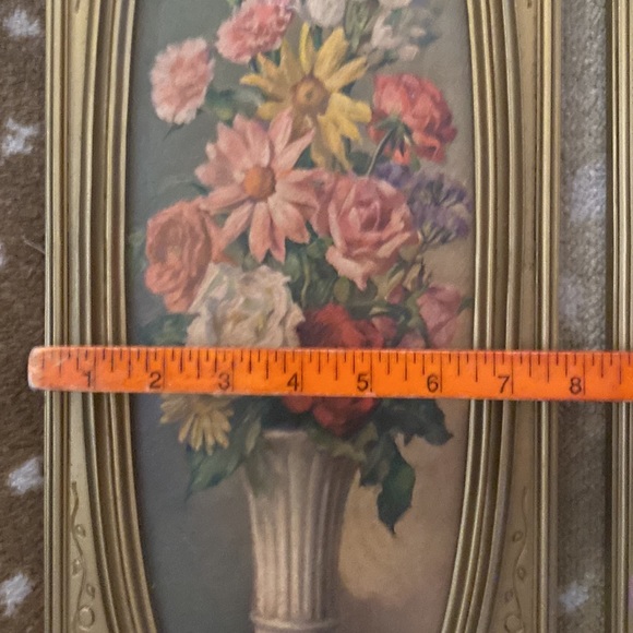 2 framed floral prints - Picture 5 of 6